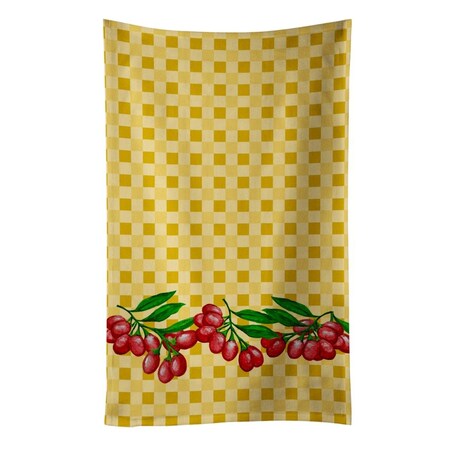 Carolines Treasures Gojis on Basketweave Kitchen Towel BB7169KTWL